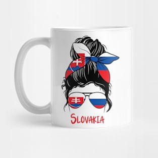 Slovakia girl, Slovakia Flag, Slovakia gift heritage, Slovak girlfriend, Mug